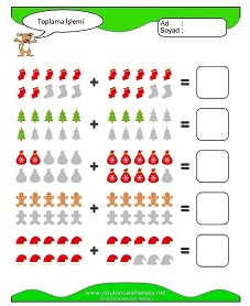 Toplama İşlemi Çalışma Sayfaları